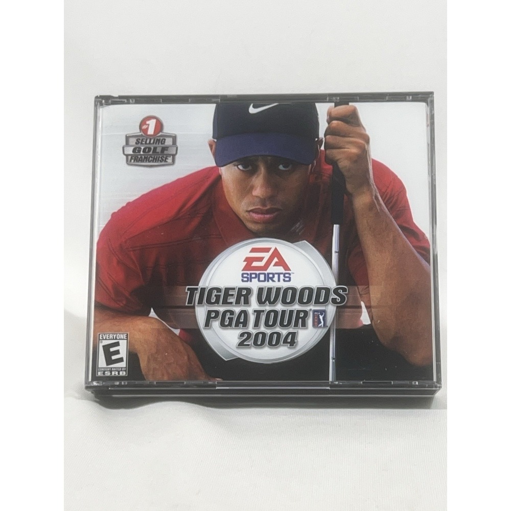 Tiger Woods PGA Tour 2004 PS2 Game Complete Tested Retro Toycore Golf Sports